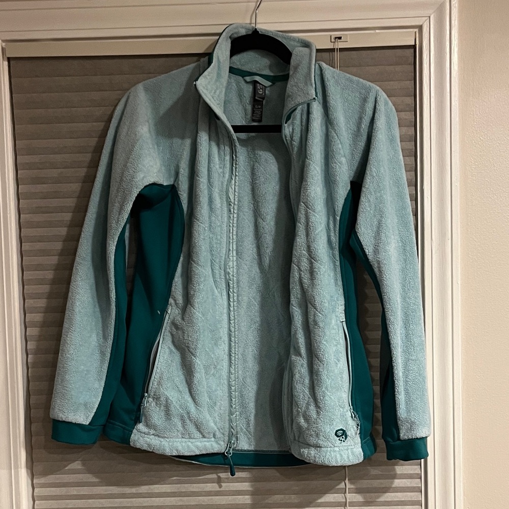 Mountain Hardwear Light Blue Teddy Jacket